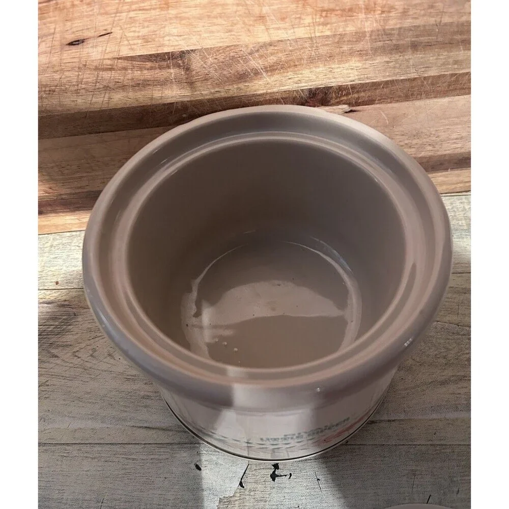 Rival Little Dipper Mini Crock Pot #3204 w/Lid Southwest Design Stoneware Server